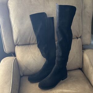 Unisa Black Over the Knee Boots